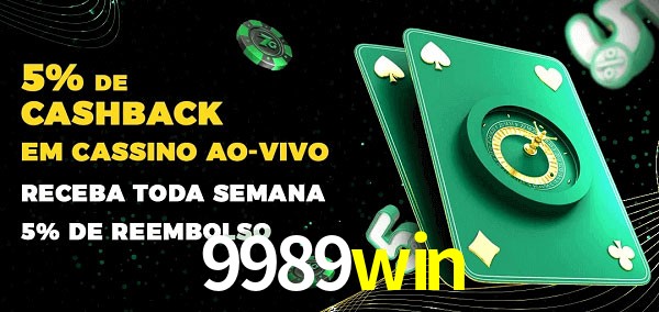 Promoções do cassino ao Vivo 9989win